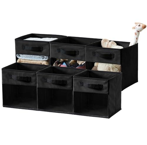 Decomomo Storage Bins Black