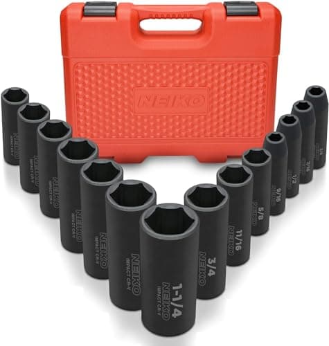Neiko 1" Impact Socket Set