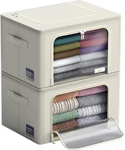 Sorbus Metal Frame Storage Bin
