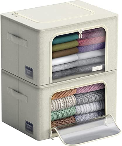Sorbus Metal Frame Storage Bin