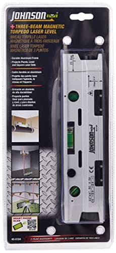 Johnson Magnetic Torpedo Laser Level Silver