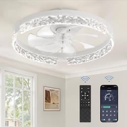 Zmishibo 18-inch Ceiling Fan White