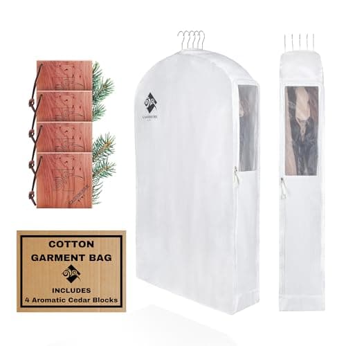 Cashmere Kiwi Cotton Garment Bag