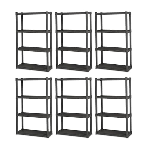 Sterilite 4 Shelf Unit