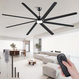 Iceilfan Industrial Ceiling Fan Black