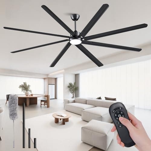 Iceilfan Industrial Ceiling Fan Black
