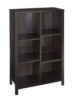 ClosetMaid 6-Cube Organizer Black Walnut