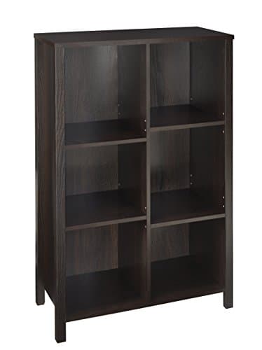 ClosetMaid 6-Cube Organizer Black Walnut