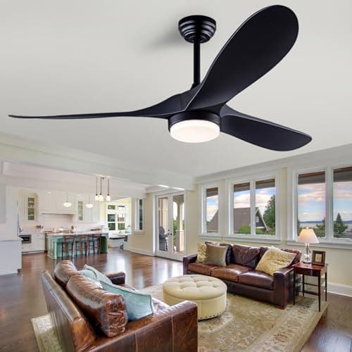 Qutwob 52-inch Ceiling Fan Black