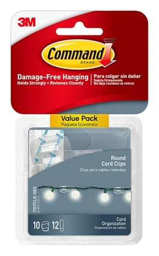 Command Round Cord Clips
