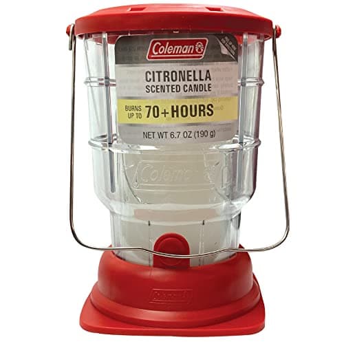 Coleman Citronella Candle Outdoor Lantern Red