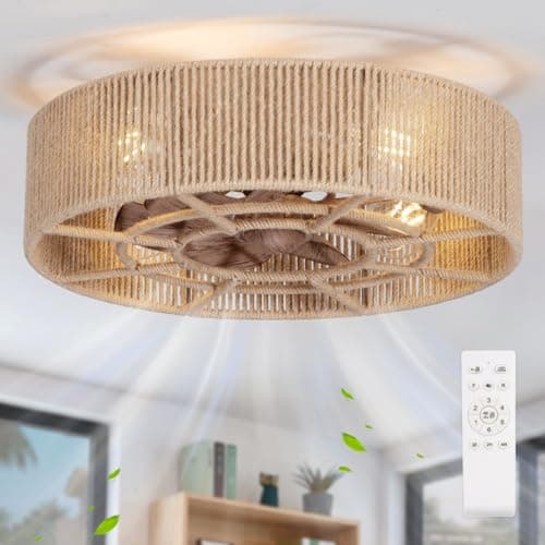 SHLUCE Boho Caged Ceiling Fan