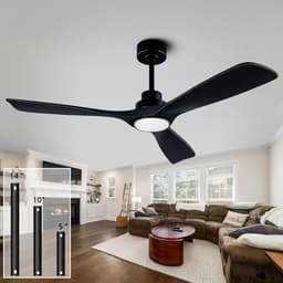Qutwob 52-inch Ceiling Fan Black