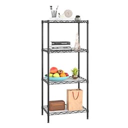 BestOffice 4-Shelf Shelving Black