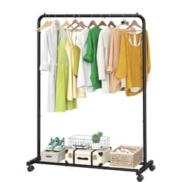 Simple Trending Standard Clothes Rack Black