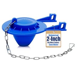 Lydia's Deal 2-inch Toilet Flapper Blue