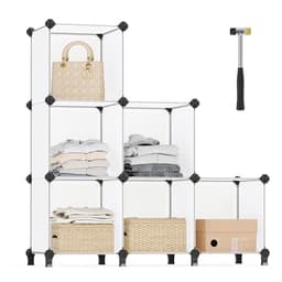 SONGMICS Cube Storage Organizer White