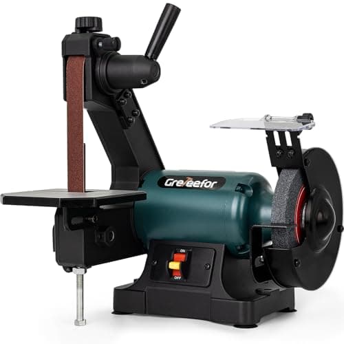 Greteefor Bench Grinder & Belt Sander Combo