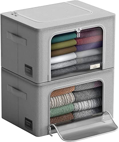 Sorbus Storage Bin with Metal Frame