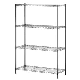 BestOffice 4-Tier Shelving Black