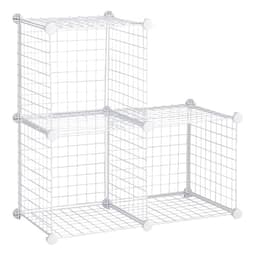 Rubbermaid Wire Cube Set White