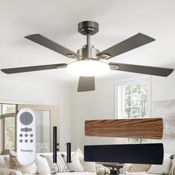 Passky 52-inch Ceiling Fan Black