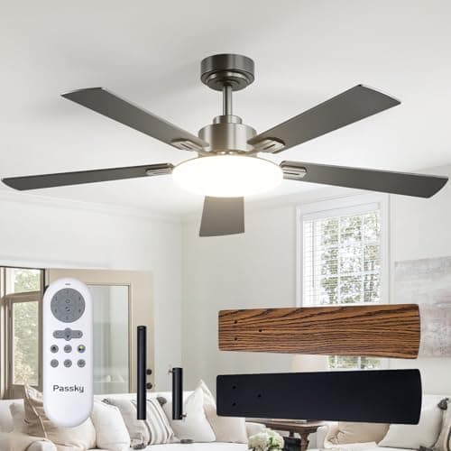 Passky 52-inch Ceiling Fan Black