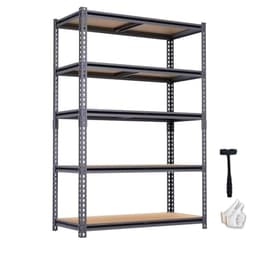 Zeukmxoo 5 Tier Metal Shelving Unit