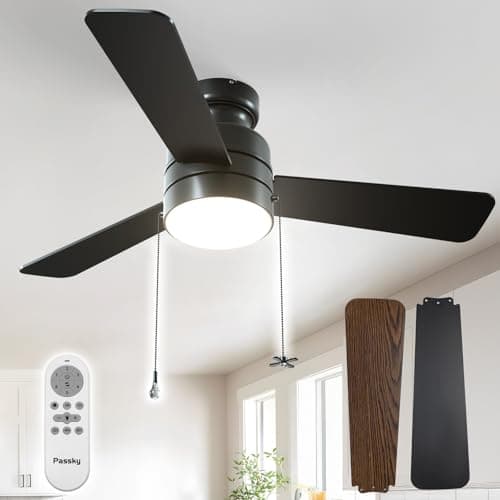 Passky 42-inch Ceiling Fan Black