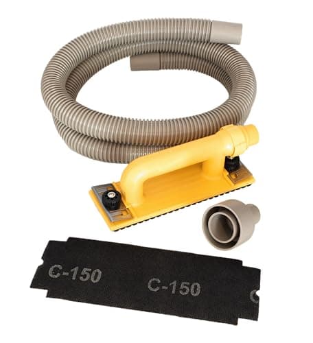 Hyde 09165 Dust-Free Drywall Vacuum Hand Sander