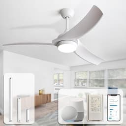 Sofucor 52-inch Ceiling Fan White