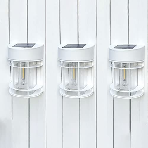 Doeslag Solar Fence Lights White