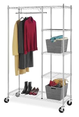 Whitmor Supreme Rolling Garment Rack