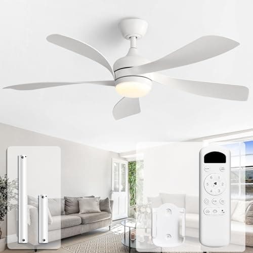 Sofucor 52-inch Ceiling Fan White