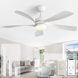 Sofucor 52-inch Ceiling Fan White