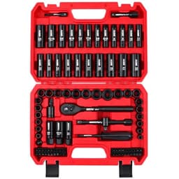 96-Piece 3" Drive Impact Socket Wrench and Bit Set, SAE 5”