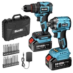 Seesii Cordless Drill and Impact Driver