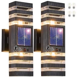 Delicavy Solar Outdoor Wall Lights