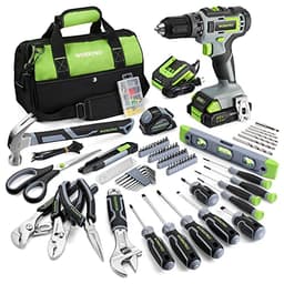 WORKPRO 20V Cordless Drill Set