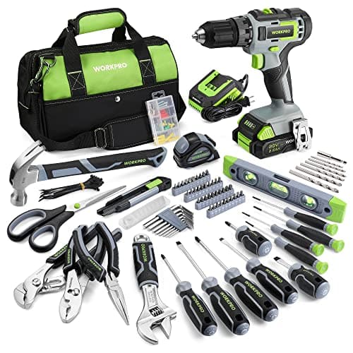WORKPRO 20V Cordless Drill Set