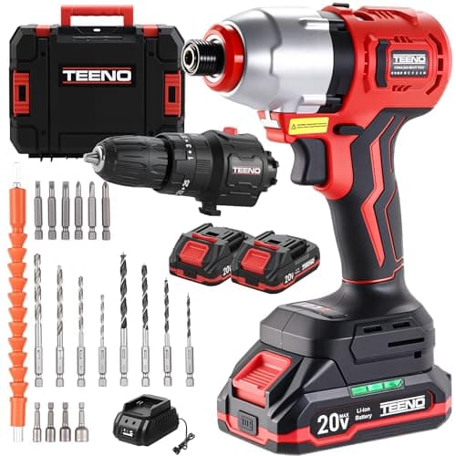 Teeno Cordless Drill and Impact Driver