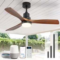Sofucor 52-inch Ceiling Fan Black