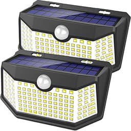 HMCITY Solar Wall Lights White