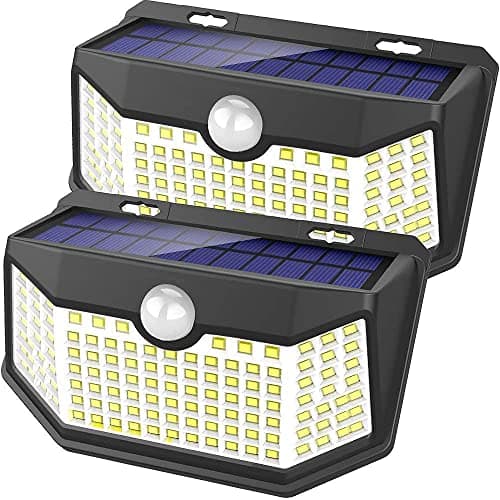 HMCITY Solar Wall Lights White
