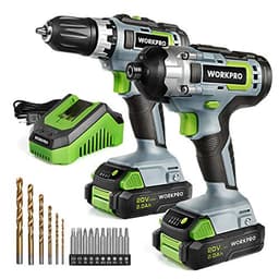 WORKPRO 20V Drill Combo Kit