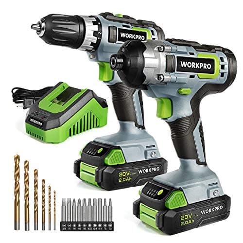 WORKPRO 20V Drill Combo Kit