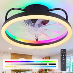 Mpayel Low Profile Ceiling Fan Black