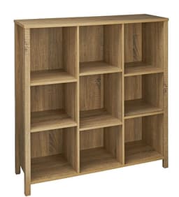 ClosetMaid 9-Cube Organizer Weathered Oak