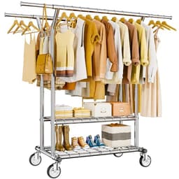 Hyseyy Heavy Duty Clothes Rack