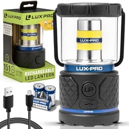 Luxpro Dual-Power LED Lantern